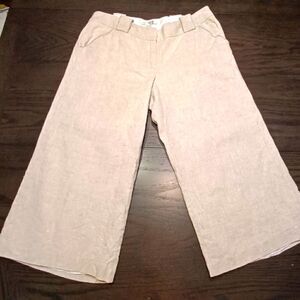 Parameter Linen wide leg Capri